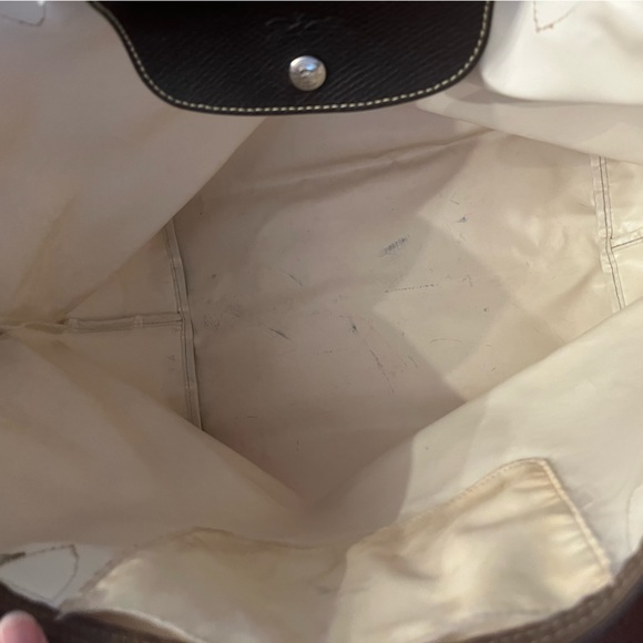 Le Pilage Saks Exclusive Large Shoulder Tote in Snakeskin - Picture 3 of 14